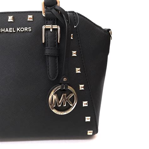 michael kors small messenger crossbody|Michael Kors studded crossbody bag.